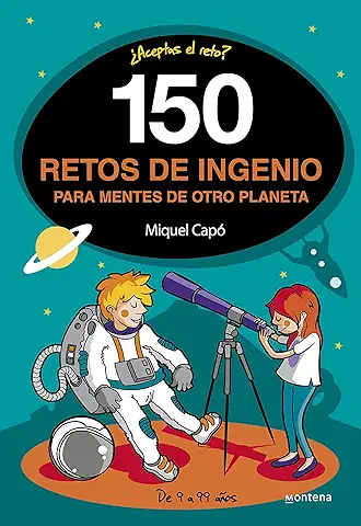 150 Enigmas y Retos de Ingenio: Para Niños y Niñas. Juegos de Lógica y Acertijos Divertidos para Aprender en Familia. Libro de Actividades Infantiles (No Ficción Ilustrados)  