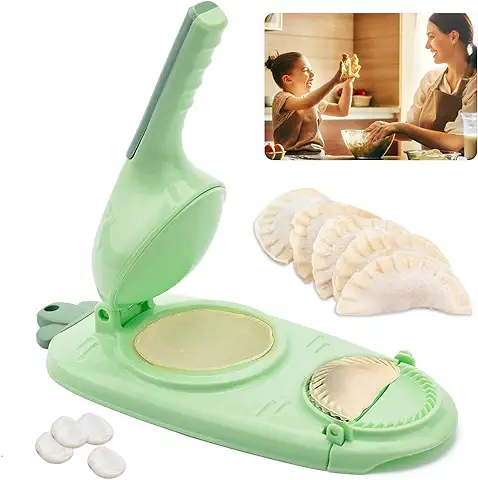 2 en 1 Hacedora de Dumpling, Artefacto para Hacer Bolas de Masa, Diy Dumpling Maker Molde Gadgets de Cocina, Manual de Repostería Artefacto (A)  