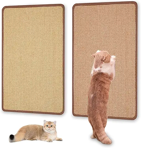 2 pcs Rascadores De Gatos，Alfombra Gato，Cama Gato Pared，Cat Scratcher，Sisal para Gatos，Rascadores para Gatos，Rascadores Gatos，Rascadoras para Gatos Rascador Sofa Gatos Rascador Pared Gato  