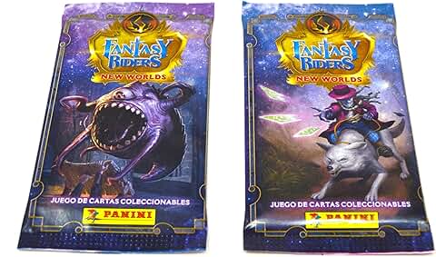 2 x Fantasy Riders 2 x Juego de Cartas Mixtas. Juego de Cartas Coleccionables, 2 Paquetes, Resurgir de los Dragones  