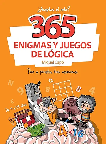 365 Enigmas y Juegos de Lógica: Para Niños y Niñas. Acertijos Divertidos y Retos de Ingenio para Aprender en Familia. Actividades Infantiles para cada día del año (No Ficción Ilustrados)  