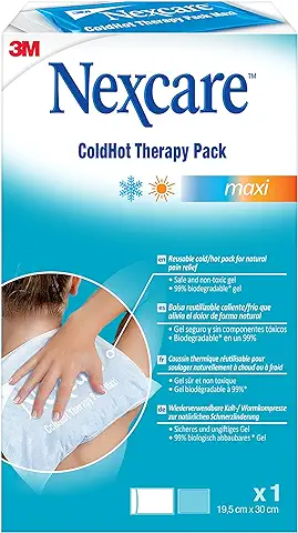 3M Nexcare ColdHot Therapy Pack Maxi, gel, Paquete de 1 Unidad, azul  