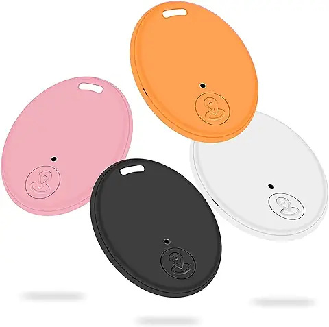 4 Piezas Buscador de Llaves, Key Finder Buscadores de Artículos Smart Tracker Wireless Tags TelÃfono Tracker Smart Tag para Llaves, Mascotas Cartera TelÃfono Celular con Android y iOS  