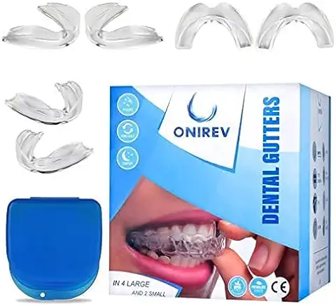 [6 en 1]Férula Dental anti Bruxismo - Dispositivo Profesional - Termosensible - Nocturno - Tratamiento ATM - Evita el Rechinar de los Dientes - Adultos y Niños - Garantía de Satisfacción al 100%  