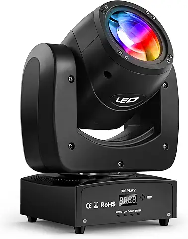 90W Cabeza Móvil luz de DJ Luces de Discoteca DMX512 RGBW LED Luz de Escenario para Fiesta en Casa, Eventos en Vivo, Bar  