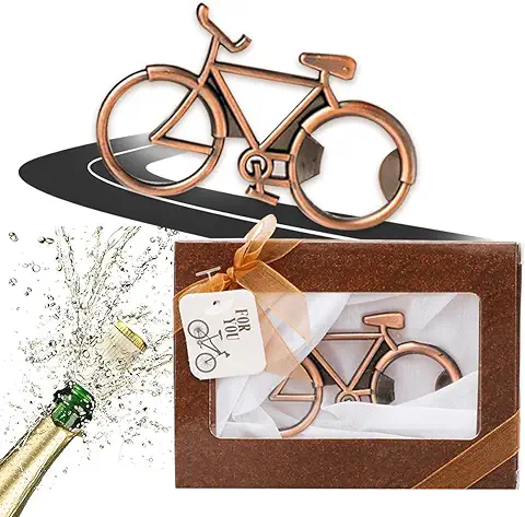 Abrebotellas de Bicicleta, Abridor de Botellas para Bares, Fiestas, Regalos Originales de Boda Cumpleaños para el Día Del Padre Navidad Ciclistas Hombres Papá Abuelo Novio Marido Amantes de la Cerveza  