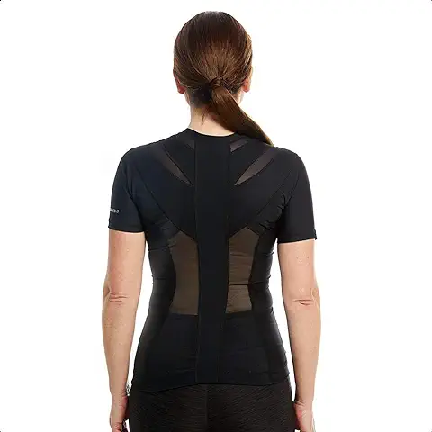 ActivePosture - Camiseta con Corrector de Postura para Espalda, Con Cremallera, Corrector de Hombros para Mujer, Cuenta con Tecnología Neuroband que Ayuda a Reducir Tensión, Dolor y Mejora la Postura  