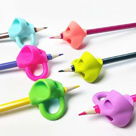 Agarrador de Lápiz Bolígrafo Agarre para Firesara Originales Búho Pencil Grip para Sujeción de Lápiz Original Dispositivo de Corrección de Escritura para los Niños de la Postura de Escritura  