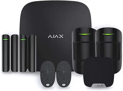 AJAX Kit PLUS-2B Alarma para el Hogar, Negro  