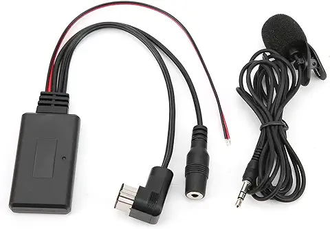 Akozon AUX Audio Cable, Bluetooth 5.0 Car Stereo Micrófono con AUX Audio Cable Reemplazo para Pioneer Radio IP-BUS AUX Adapter  