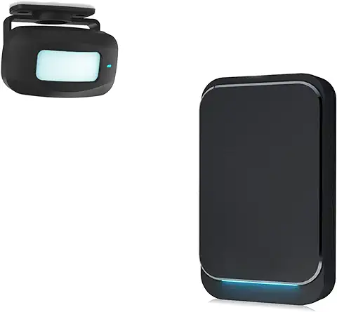 Aktivstar Sensor de Movimiento con Sonido Alarma para Entradas/Sensor de Movimiento para Casa y Comercios,Timbre Inalámbrico para Puerta,Alarma de Seguridad,Detector de Presencia Portátil,Negro  