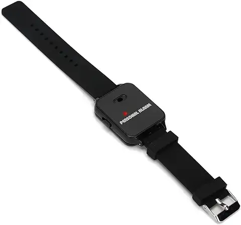 Alarma de Pulsera Alarma Personal de Autodefensa con Luz Intermitente, Pulsera para Correr Al Aire Libre Dispositivo de Protección de Seguridad Personal con Sirena de Alto Decibelio para Niños, Mujere  