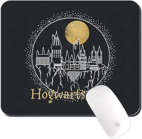 Alfombrilla para el Ratón de Harry Potter Original, con Licencia Oficial, Antideslizante, Alfombrilla para la Computadora, Mouse Pad, Ilustración, 220 Mmx180mm  