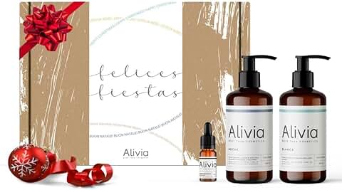 Alivia Cosmetics | Packs de Regalo de Cremas y Productos de Cosmética Natural para la Hidratación y el Alivio de las Tensiones Musculares | Regalo de Navidad | Regalo para Mamá  