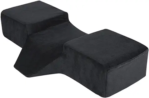 Almohada Belleza - Almohada Pestañas con Memory Foam y Funda de Almohada de Terciopelo, Almohada para Pestañas con Pendiente para Proporcionar Soporte para el Cuello y la Espalda  