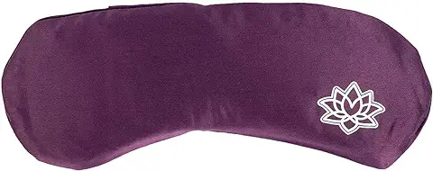 Almohada Suave para los Ojos, seda con Relleno de Lavanda y Linaza, para Yoga, Relajación y Meditación.  