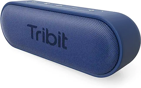 Altavoz Bluetooth,Tribit XSound Go IPX7 Impermeable con Sonido Extra Bass y Clásico,24 Horas, 20M Bluetooth Distancia, Llamadas Manos Libres,Radio Portatil USB (Azul)  