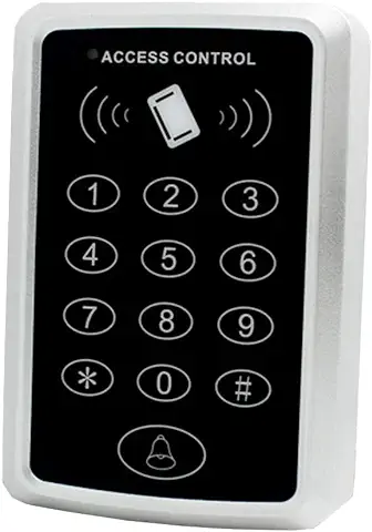 AMAO RFID Sistema de Control de Acceso Teclado Independiente Proximidad para RFID 125KHz ID Control de Acceso Teclado Lector Hasta 1000 Usuarios  