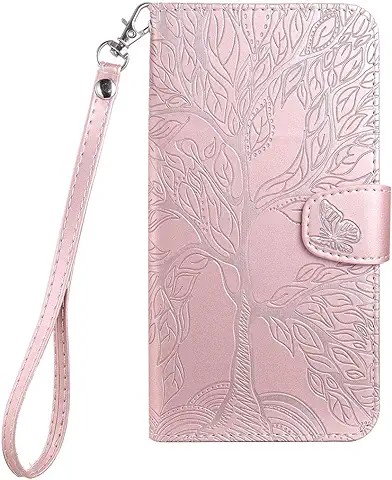 Annuo Funda Samsung S20 Ultra 5G con Tapa Flip Folio Cartera Samsung S20 Ultra 5G Funda con Tapa Dibujos Funda Libro Samsung Galaxy S20 Ultra 5G Tapa Antichoque Animados Ranura para Tarjetas Rosado  