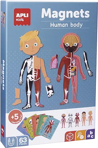 APLI Kids 18531 -Sobre el Cuerpo Humano Juego Magnético  