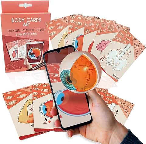 AR+ Body Planet: Body Cards, Cartas Educativas del Cuerpo Humano con Realidad Aumentada  