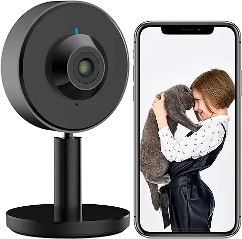 ARENTI 2K/3MP Camara Vigilancia Interior, 2,4GHz WiFi IP Camaras de Seguridad para Perros/Mascotas/Bebe con Voz, Baby Monitor, Detección de Movimiento/Sonido AI, Audio Bidireccional, Visión Nocturna  