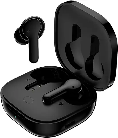 Auriculares Bluetooth, HOMSCAM Auriculares 5.1 Auriculares Inalámbricos con IPX5 Impermeable, Control Táctil Inteligente, Micrófono in Ear, HiFi Mini Estéreo,Carga USB-C para Android iOS Teléfono  