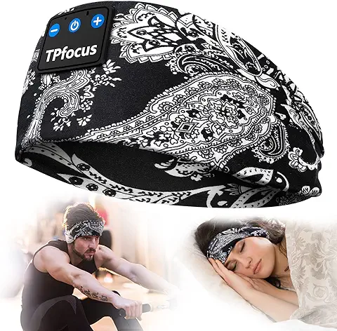 Auriculares para Dormire Bluetooth 5.2 Regalo Hombre y Mujer, Auriculares Banda Deportiva Inalámbrico Recargable Auriculares Bluetooth Dormire para Correr, Viajes y Relax,Dormir,diadema Decorativa  