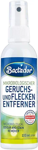 Bactador Eliminador De Olores Y Manchas 100ml - Spray - Limpiador Enzimático Biológico - Eliminador de Olores - Para El Hogar, Coche Y Entorno Animal - Neutralizador de Olores para Gatos  