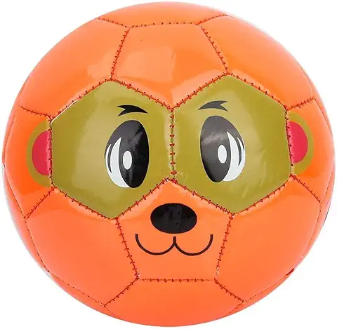 Balón de Fútbol for Niños Talla 2: Deporte al Aire Libre Fútbol for Niños Tamaño de Pelota de Fútbol 2 Equipamiento Deportivo for Niños Mono Naranja  