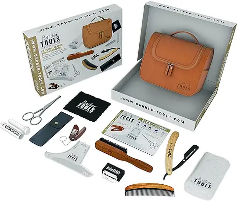 BARBER TOOLS Kit de Mantenimiento y Cuidado para Barba y Afeitadora  