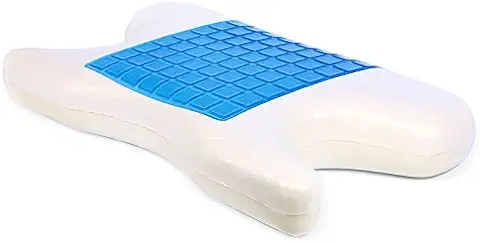 Best in Rest - Almohada de Espuma Viscoelástica para CPAP (con Gel Refrescante)  