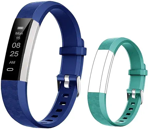 BIGGERFIVE Pulsera Actividad Inteligente Reloj Inteligente para Niños Niñas, Impermeable IP67 Deportivo Smartwatch con Podómetro Monitor de Sueño Contador de Caloría y Despertador Silencioso  