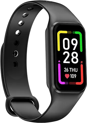 Blackview Smartwatch, Reloj Inteligente Hombre Mujer - Oxímetro(SpO2) Caloría Podómetro Sueño Pulsometro | Pantalla de 1,47 Pulgadas, iP68 Impermeable, Pulsera Actividad Compatible con Android e iOS  