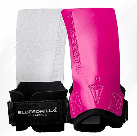 BLUEGORILLA Competitor 2.0 - Calleras para Crossfit. Grip RX sin Magnesio!. Máxima Adherencia y Protección en Tus Manos. Gimnasio,Box,calistenia, etc. Neopreno de Protección en Muñeca  