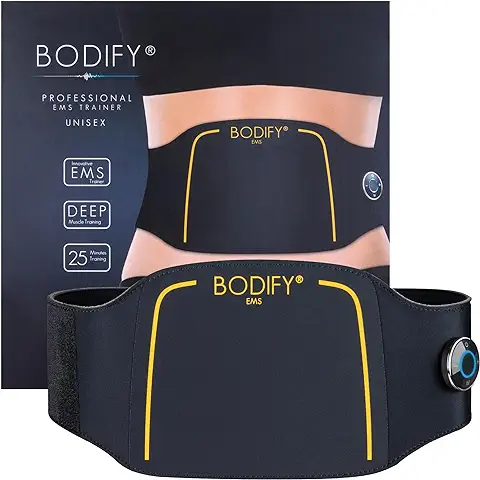 Bodify® Entrenador EMS de Espalda Pro - Estimulación Focalizada de los Músculos de la Espalda! - Desarrollo Muscular y Mejora de la Postura - Entrenador Muscular de Espalda - EL Original  