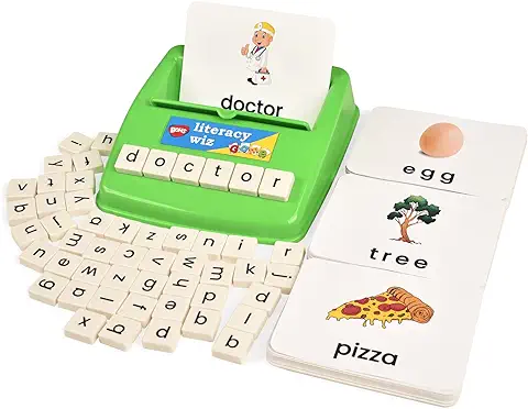 BOHS Inglés Alfabetización Educación Juego para Niños - Palabras en Minúsculas - 60 Tarjetas Flash - Aprendizaje de Idiomas Juguetes Educativos Preescolares Niños  