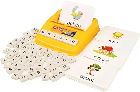 BOHS Juego Educativo de Alfabetización en Español - 60 Tarjetas de Palabras en Minúsculas - Ideal para Aprendizaje de Idiomas en Preescolar y Mejora de Lectura  