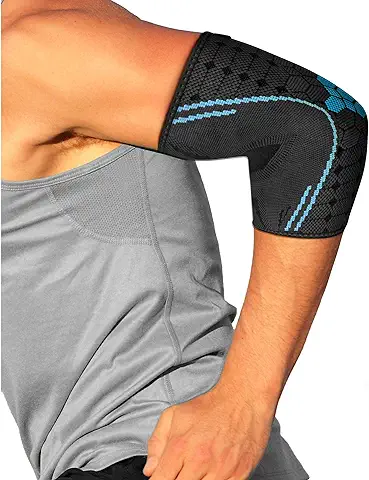 Bonmedico Coderas para Tendinitis y Epicondilitis - Banda de Compresion para Brazo, Unisex - Soporte y Proteccion para las Articulaciones del Codo  