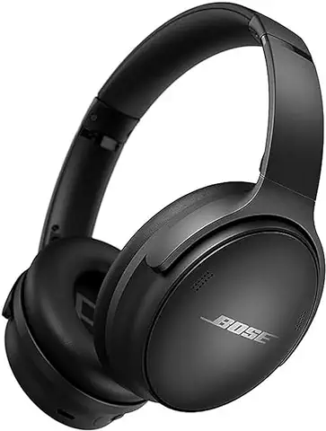 Bose QuietComfort 45 Auriculares Inalámbricos Bluetooth con Cancelación de Ruido y Micrófono para Llamadas, Negro  