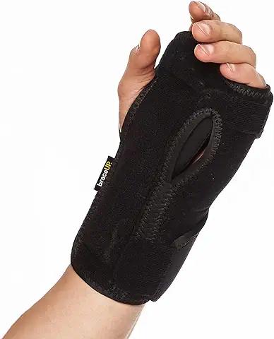 BraceUP Muñequera Tendinitis Muñeca para Noche - Férula Ligera Acolchada Muñequera para Túnel Carpiano, Apoyo de Mano y Alivio del Dolor de la Artritis, para Hombres y Mujeres  