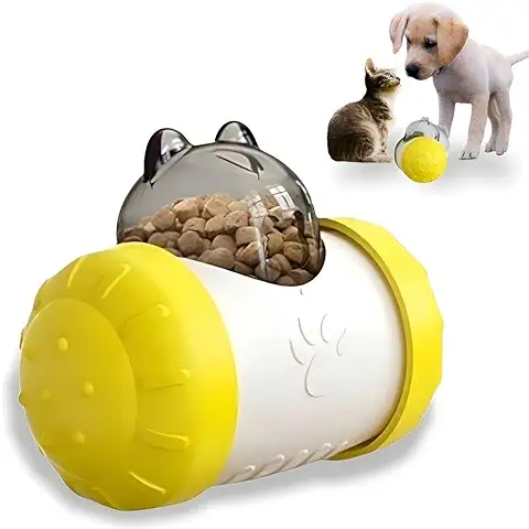 BUBBLE VENDOR Pelota Perro Indestructible Juguetes Para Perros Grandes Y Pequeños Kong - Dog Activity Dispensador De Golosinas Comedero Lento - Juego Inteligencia - IQ Training  