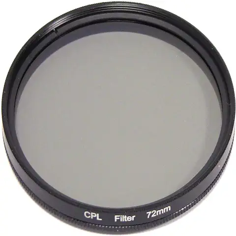 Cablematic - Filtro Fotografía CPL Polarización Circular para Objetivo de 72 mm  