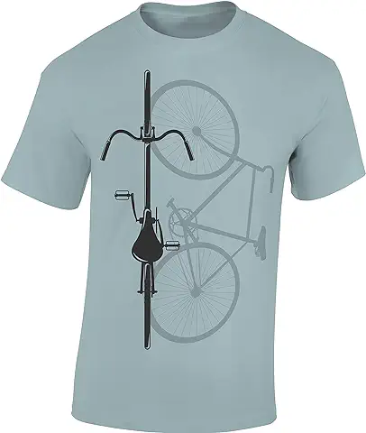 Camiseta de Bicileta: Freedom Machine - MTB Mountain Bike T-Shirt Hombre-s y Mujer-es Regalo Ciclistas Bici BTT MTB BMX Regalos Deporte Ciclista - Retro Fixie Outdoor  