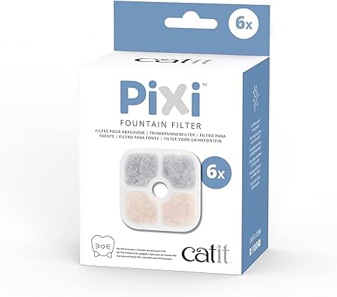 Catit Pixi Filtro para Bebederos Fuente, 3 Unidades  