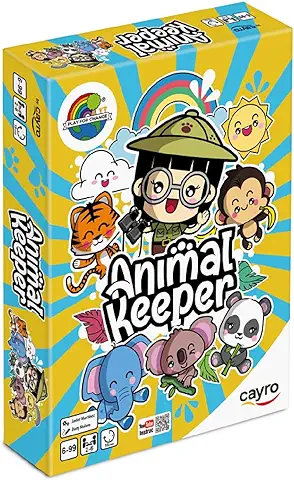 Cayro - Animal Keeper - Juego de Cartas Educativo - Desarrollo de Habilidades Matemáticas - Salva a Todas Las Especies de Animales - 2 a 6 Personas  