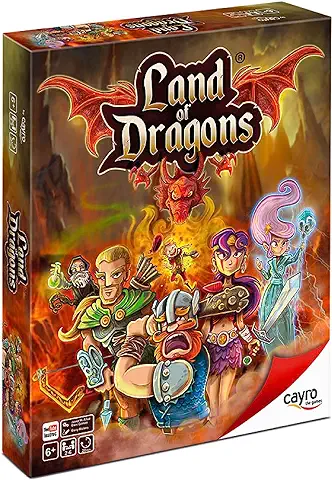 Cayro - Land of Dragons Juego Mesa - ¡Viaja Al Mundo De Los Dragones! - Divertido Y Educativo para la Familia - Desarrolla Habilidades De Estrategia Y Pensamiento Crítico - Incluye Piezas  