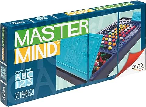 Cayro - Master Mind - + 7 Años - Acertar el Código Secreto - Juego de Mesa para Niños y Adultos - Combina Estrategia y Lógica - Ideal para 2 Jugadores  