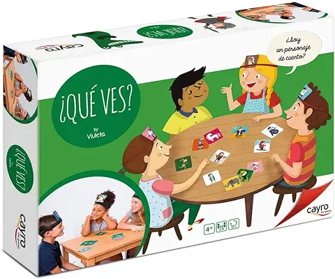 Cayro - ¿Qué Ves? - Juego Educativo- a Partir de 5 Años - Multicolor - Desarrolla la Atención y la Observación - Aprende Jugando - Estimula Creatividad y la Imaginación  