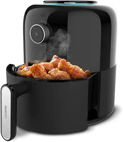 Cecotec Freidora sin Aceite de 2,5 L de Aire Caliente Cecofry Pixel 2500. 1000 W, Dietética, Manual y Compacta, Temporizador, Control de Temperatura, Tecnología PerfectCook, Pies Anti-deslizantes  